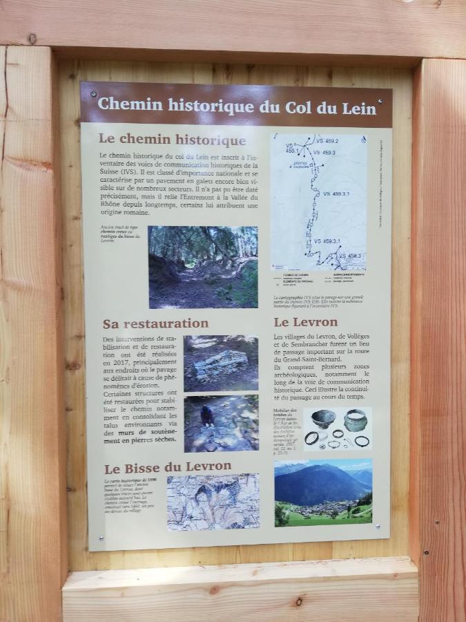 Volleges Chambres D'Hotes Pres De Verbier מראה חיצוני תמונה